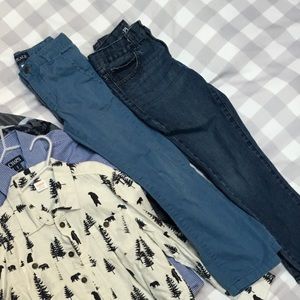 Boys blue pants size 8